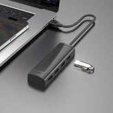 Hoco | USB-A hub “HB41 Easy safety” 4 × USB-A3.0